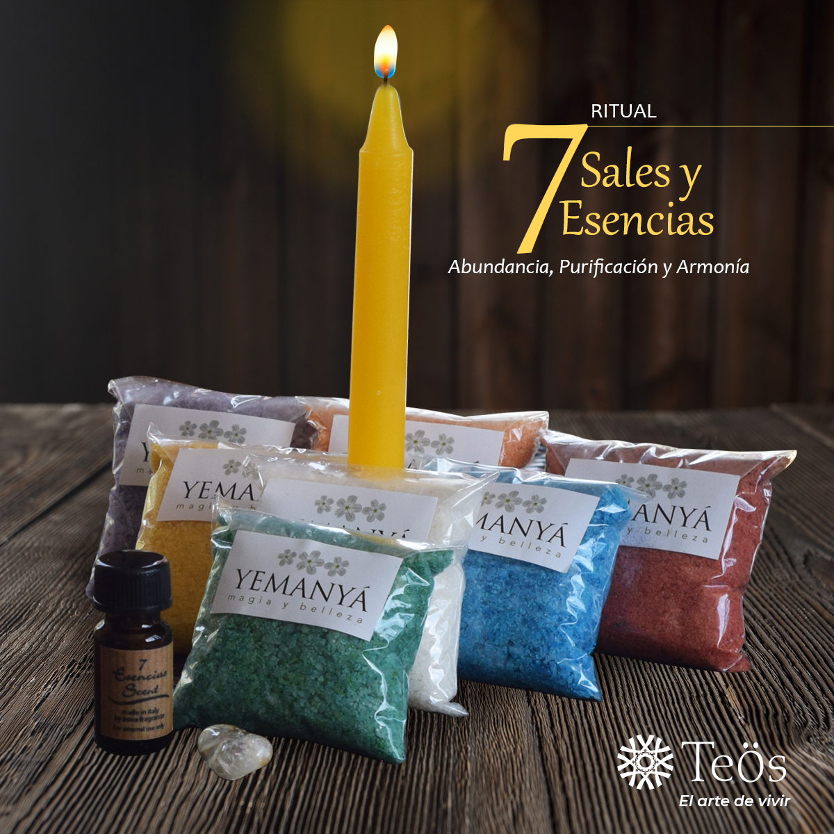 Ritual 7 Sales y 7 Esencias